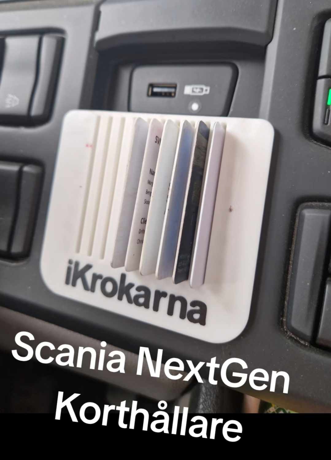 Korthållare Scania Next Gen (Förproduktion)